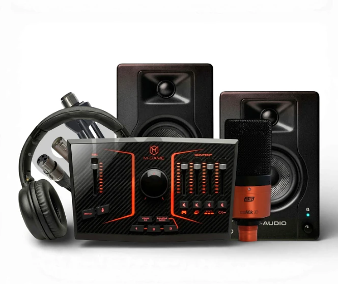 Live studio recording station