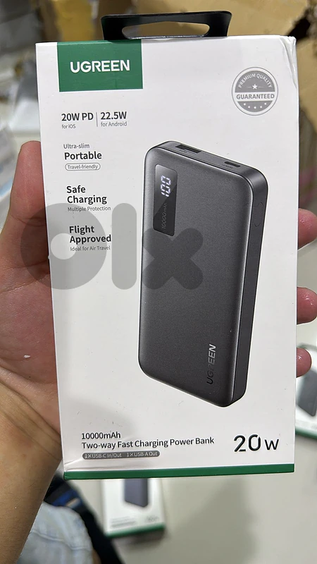 Ugreen 10k 20w two-way Fast charging Power Bank