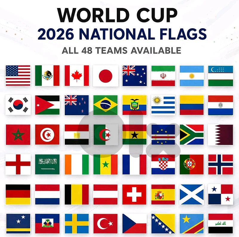 World cup flags اعلام علم