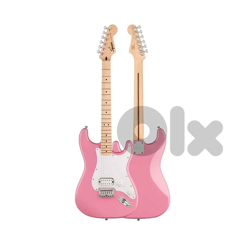 Fender, Squier Sonic Stratocaster HT H Electric Guitar (Flash Pink or Black)