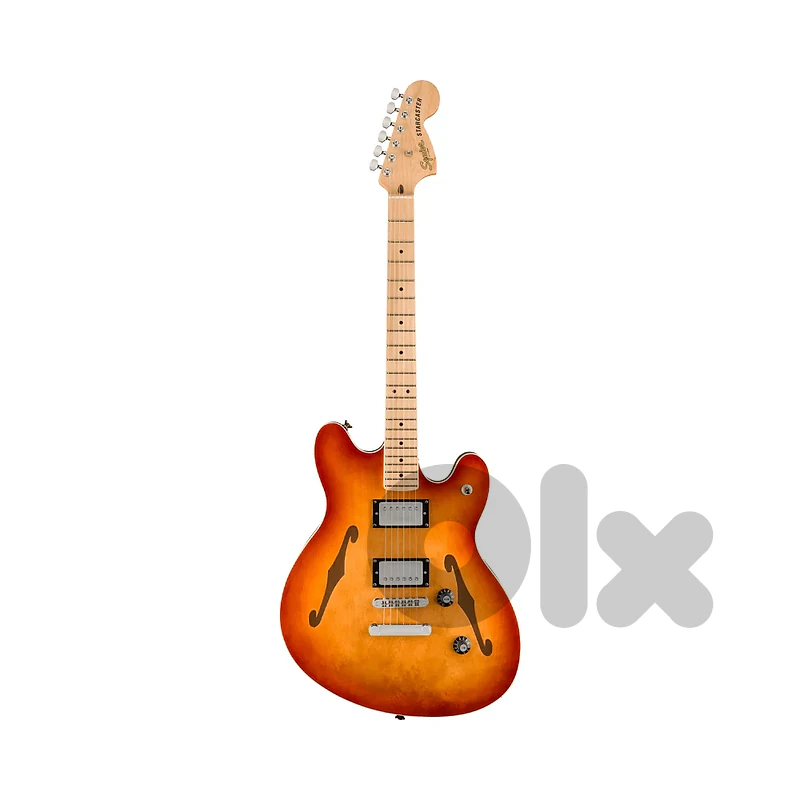 Fender 0378452547 Squier Affinity Series Starcaster Deluxe Semi-Hollow Electric Guitar