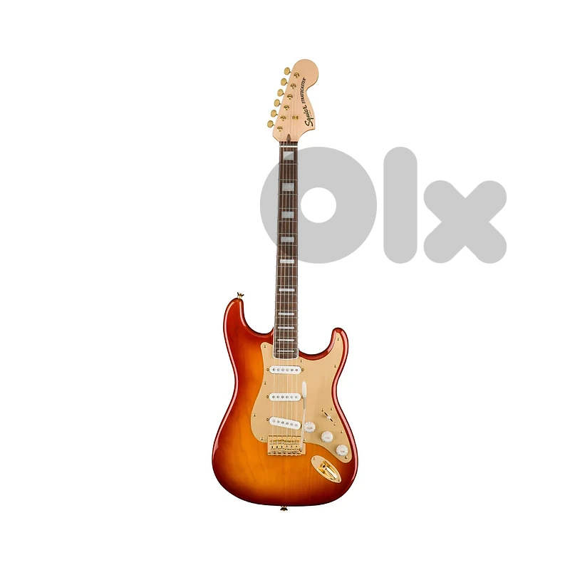 Squier by Fender 40th Anniversary Stratocaster Gold Edition Electric Guitar