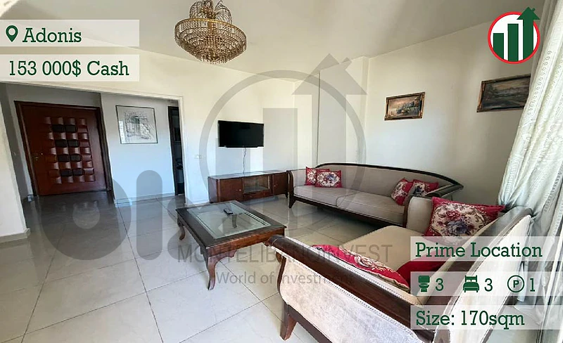 Apartment for Sale in Adonis !!