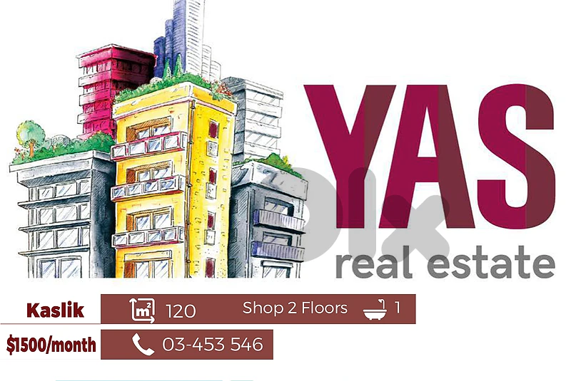 Kaslik 120m2 | Shop 2 Floors | Rent | Prime Location | EH/RH |