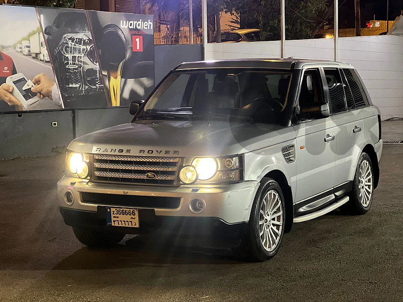 range rover sport silver 2007