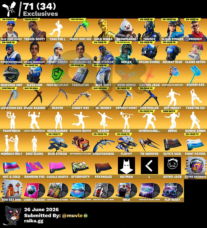 40$ Fortnite account Travis scott