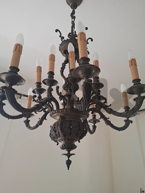 lustre en cuivre