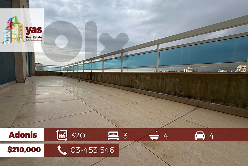 Adonis 320m2 | Luxury Apartment | Well Lighted | Partial View | EH/RH Adonis 320m2 | Luxury Apartment | Well Lighted | Partial View | EH/RH