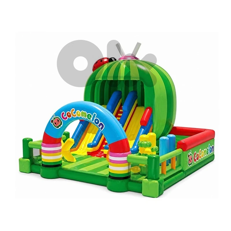 Cocomelon Themed Inflatable Outdoor Slide 700 x 500 x 450 CM - زحليطة
