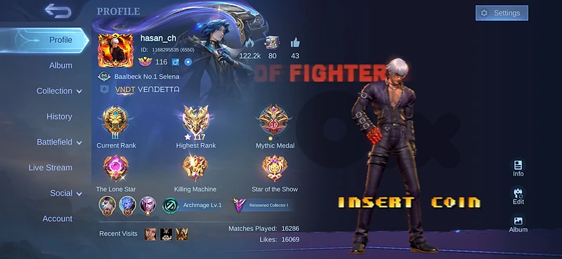 mobile legends account