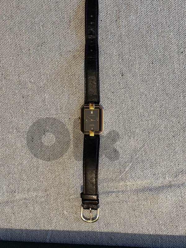 rado vintage original crystal & gold