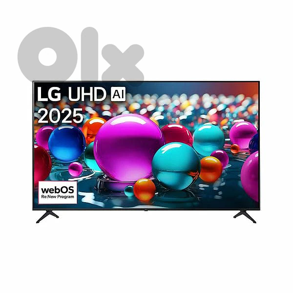 LG UHD UA85 4K Smart TV AI 65 inch جديد غير مستعمل
