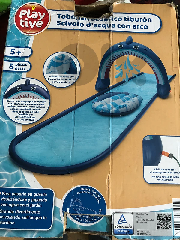 water slide