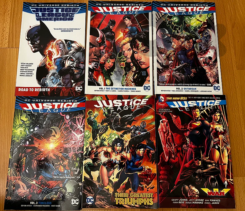Justice League Comic books