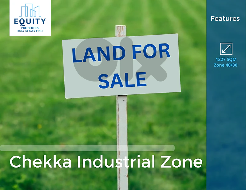 1227 SQM Industrial Land For Sale In Chekka #CM519124