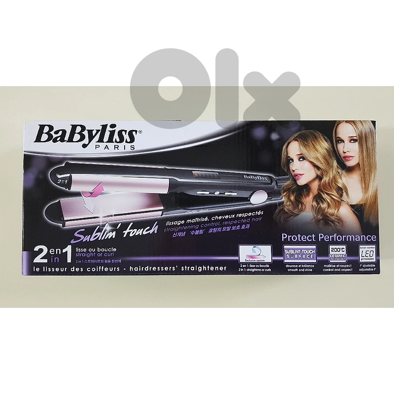 Babyliss 2in1 Sublim’ touch Multi Straightener