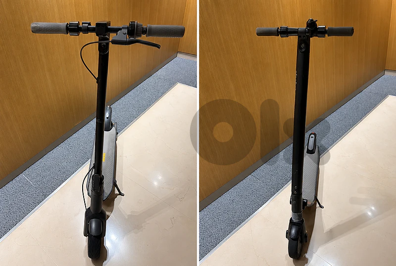 2 electric scooters