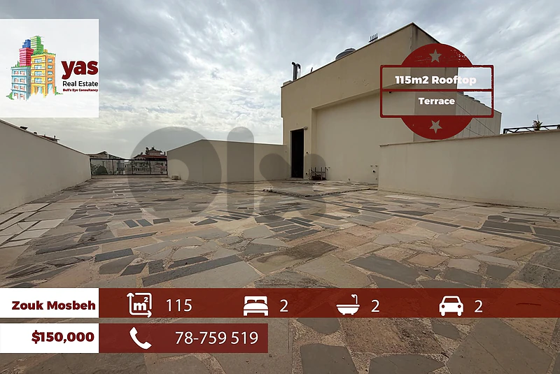 Zouk Mosbeh 115m2 | Roof 115m2 | Brand New | Panoramic View | EL |