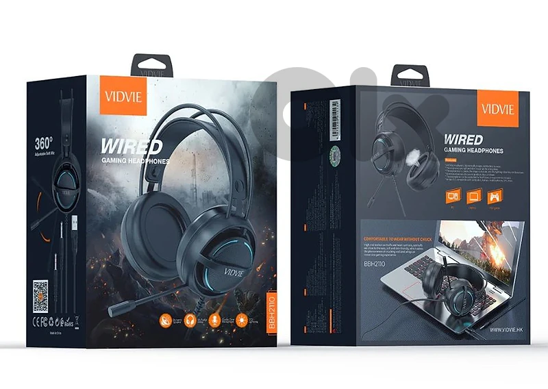 Vidvie LED Gaming Wired Heaphones