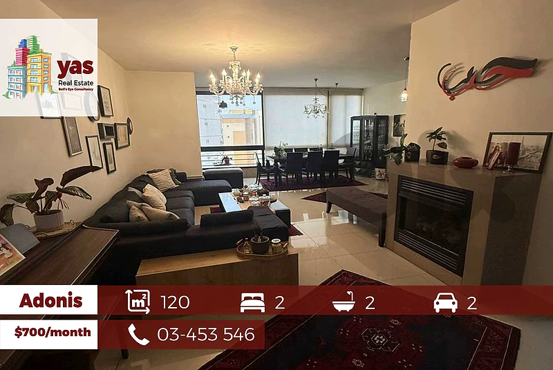 Adonis 120m2 | Furnished | City View | Well Maintained | JA