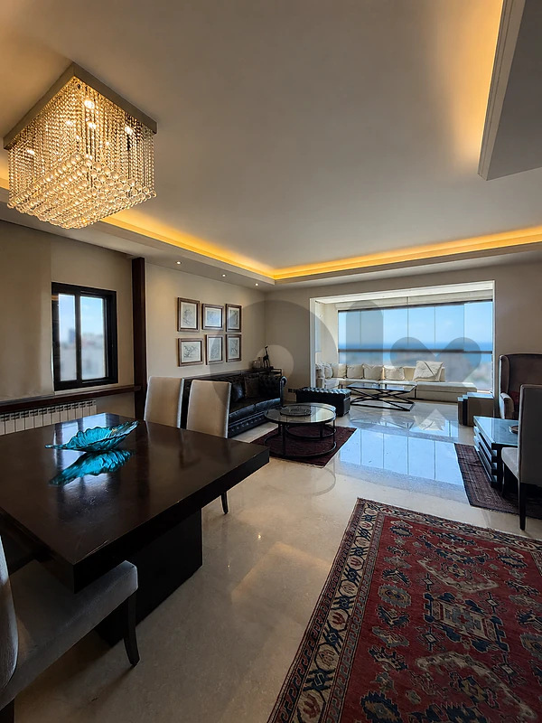OPEN SEA VIEW | JAL EL DIB | 3 BEDS | FULLY FURNISHED, (JD-187) N.W