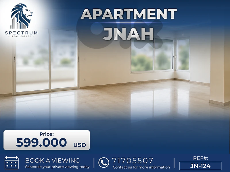 SPACIOUS APARTMENT IN JNAH PRIME | 220SQ | 3 BEDROOMS | JN-124