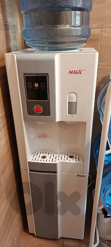 magic water dispenser with small refrigerator