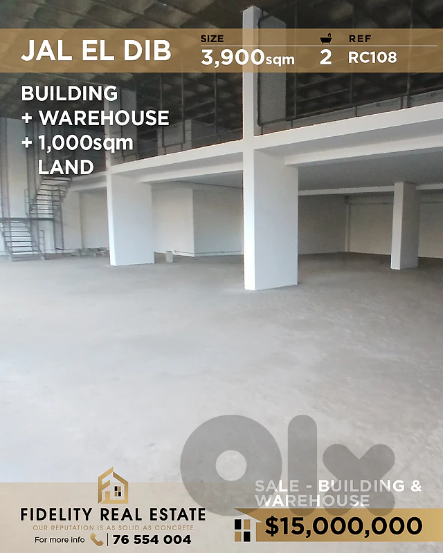 Building for sale in jal El Dib RC108 مبنى  للبيع في جل الديب