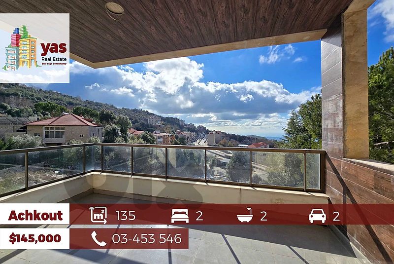 Achkout 135m2 | Luxury | Modern | Mountain View | D