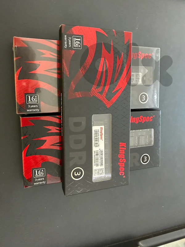 RAM DDR3 KINGSPECS 3 PIECES NEW