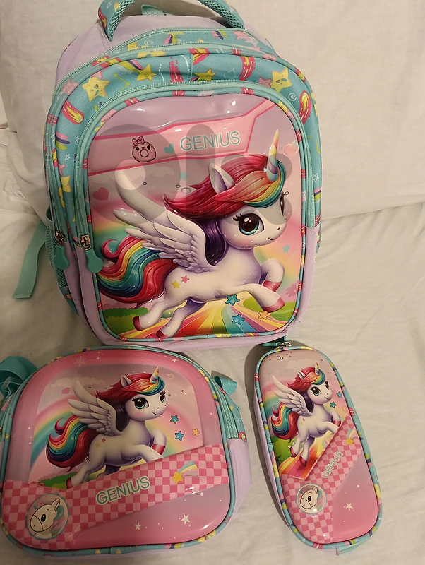 school bag genius set of 3 clean like new38/28/15 cm