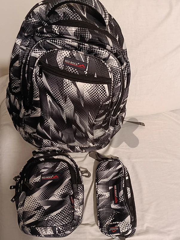 school bag set of 3 clean like new 45/30/18 cm