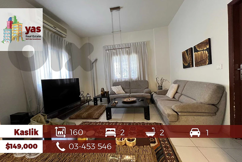 Kaslik 160m2 | Terrace | Well Maintained | Prime Location | EH |
