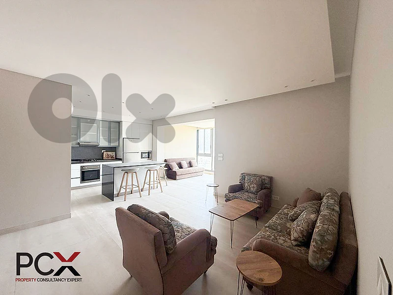 Apartment for Rent in Achrafieh | Open Kitchen | Could be Unfurnished
