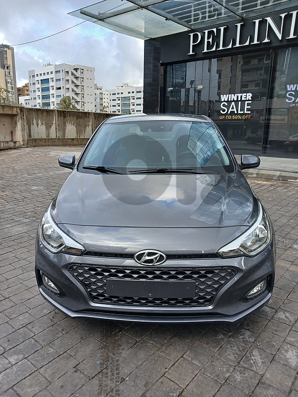 HYUNDAI I 20 MODEL 2019 GREY IN BLACK COMPANY SOURCE