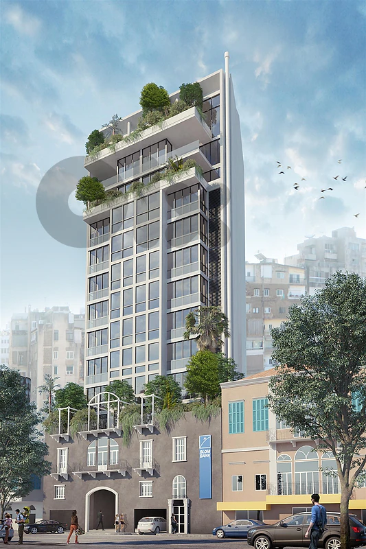 New apartment + garden in Mar Mkhayel for sale /شقة في مار مخايل للبيع