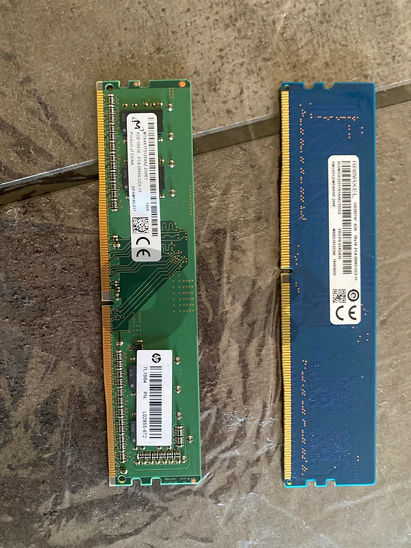 2x4Gb Ram sticks