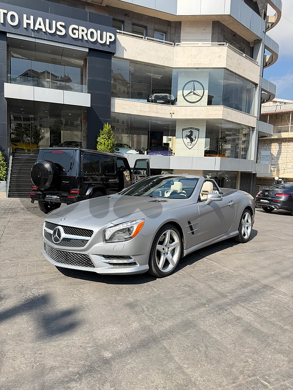 MERCEDES SL 550 2014 !!!! FACTORY SILVER MATT - AMG PACK