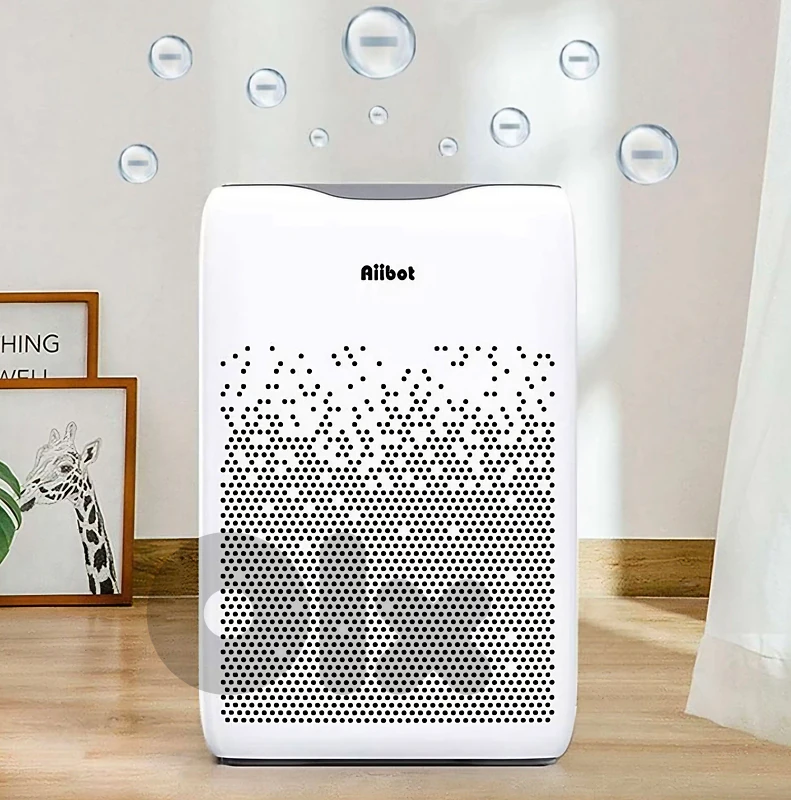 AIIBOT Air Purifier &Hepa H13 Filter, Activated Carbon Filter& Ionizer