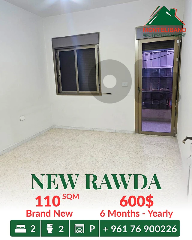 110 sqm Apartment For Rent in New Rawda نيو روضة 110 sqm Apartment For Rent in New Rawda نيو روضة