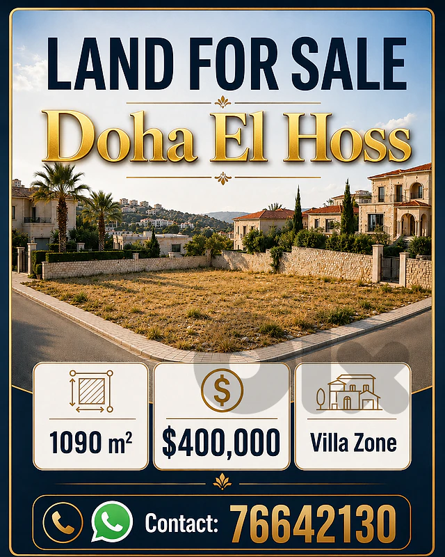Land For Sale in Doha El Hoss