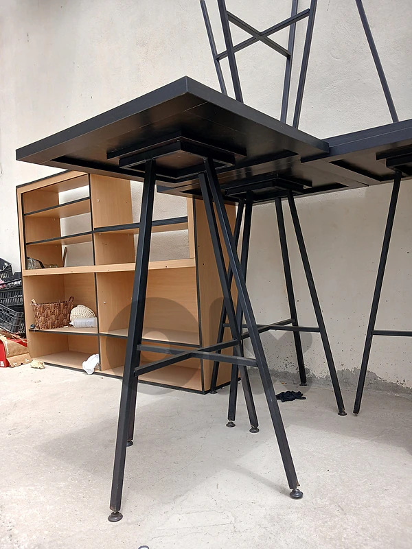 high table and high chair