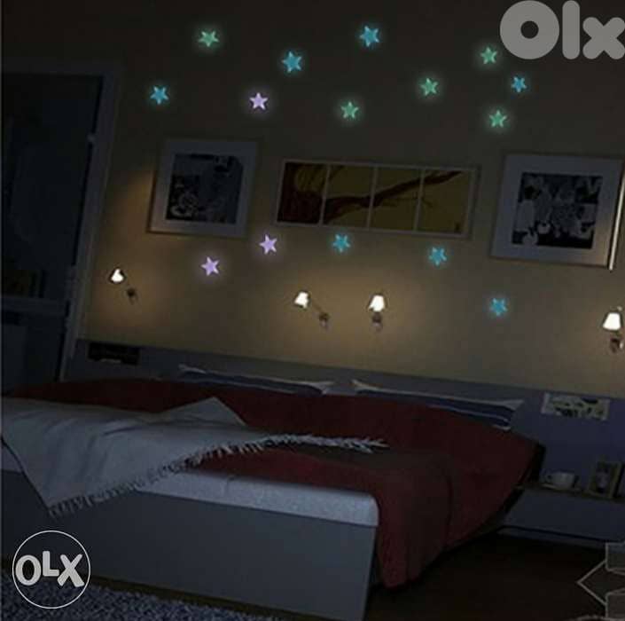 luminous wall snowflakes and stars 6