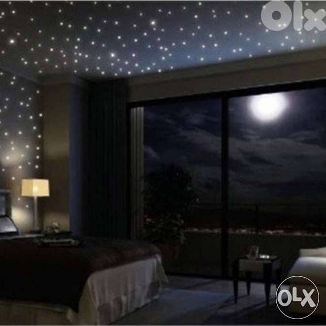 luminous wall snowflakes and stars 7