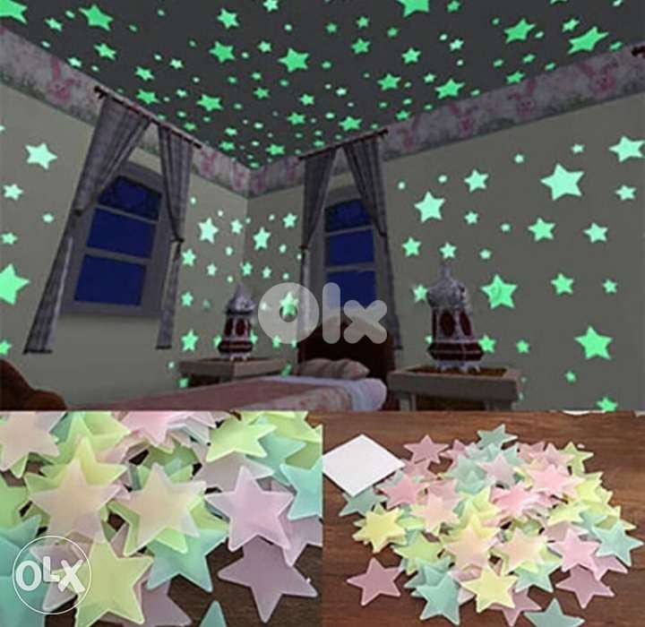 luminous wall snowflakes and stars 5