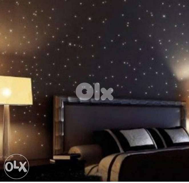 luminous wall snowflakes and stars 10
