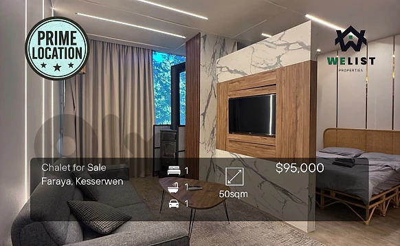 Chalet for sale in Faraya شاليه للبيع في منطقة فارايا