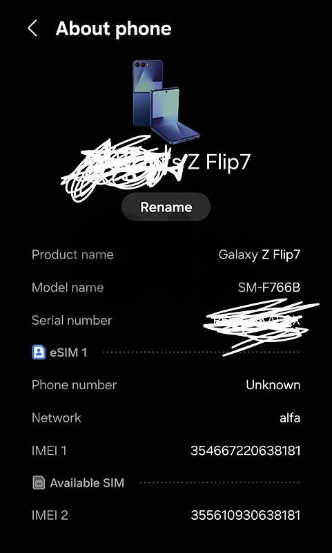 z flip 7 used