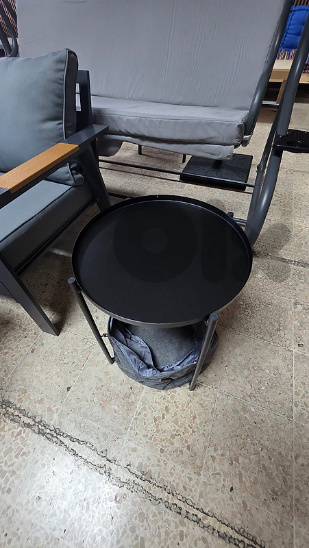 Side table.  طاولة للخارج طابقين