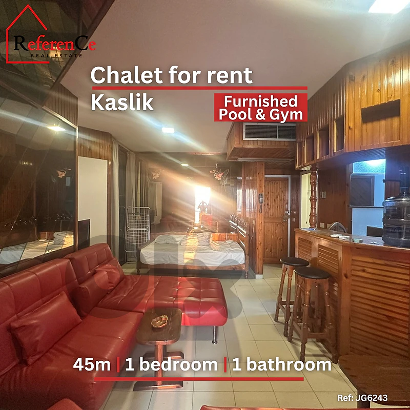 Furnished chalet in Kaslik for rent شاليه مفروشة  في الكسليك للايجار